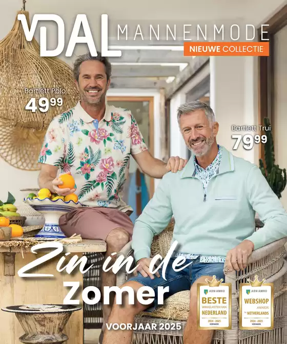 Catalogus van Van Dal Mannenmode in Sluis | Bespaar nu met onze deals | 2025-09-17T00:00:00.000Z - 2025-10-01T00:00:00.000Z