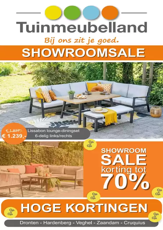 Catalogus van Tuinmeubelland | Showroomsale | 2025-09-18T00:00:00.000Z - 2025-09-30T00:00:00.000Z