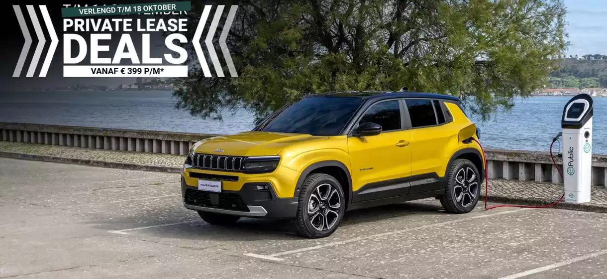 Catalogus van Jeep in Amsterdam-Zuidoost | Private Lease Deals | 2025-09-18T00:00:00.000Z - 2025-10-18T00:00:00.000Z