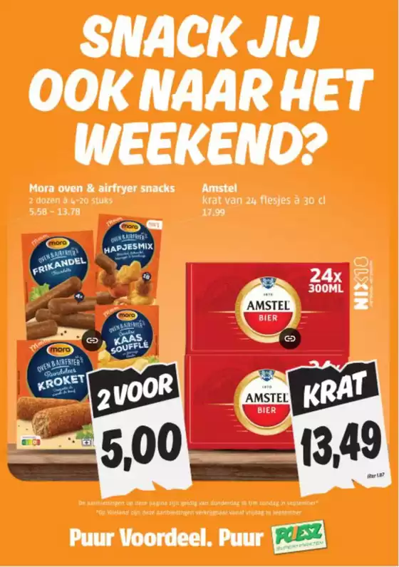 Snack jij dok naar het weekend?