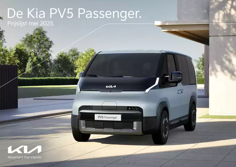 Catalogus van Kia in Sittard | Kia Netherlands PV5 Passenger prijslijst | 2025-09-19T00:00:00.000Z - 2025-10-03T00:00:00.000Z