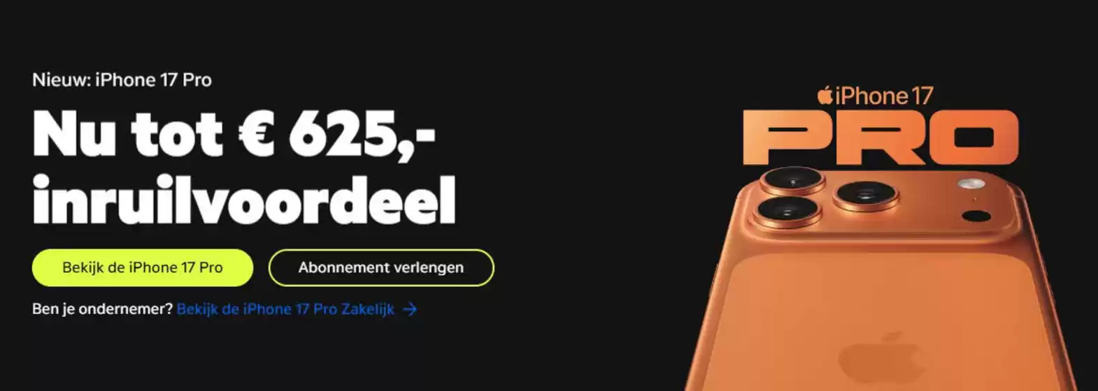 Nu tot € 625,- inruilvoordeel