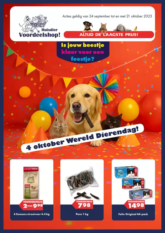 4 oktober wereld dierendag!