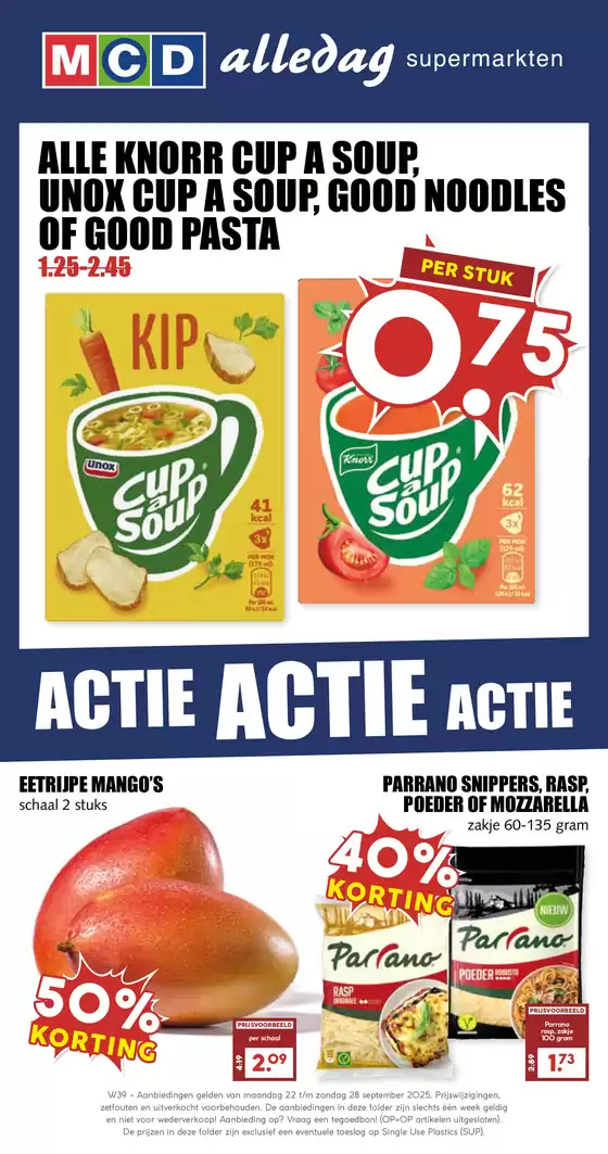 MCD Supermarkt folder