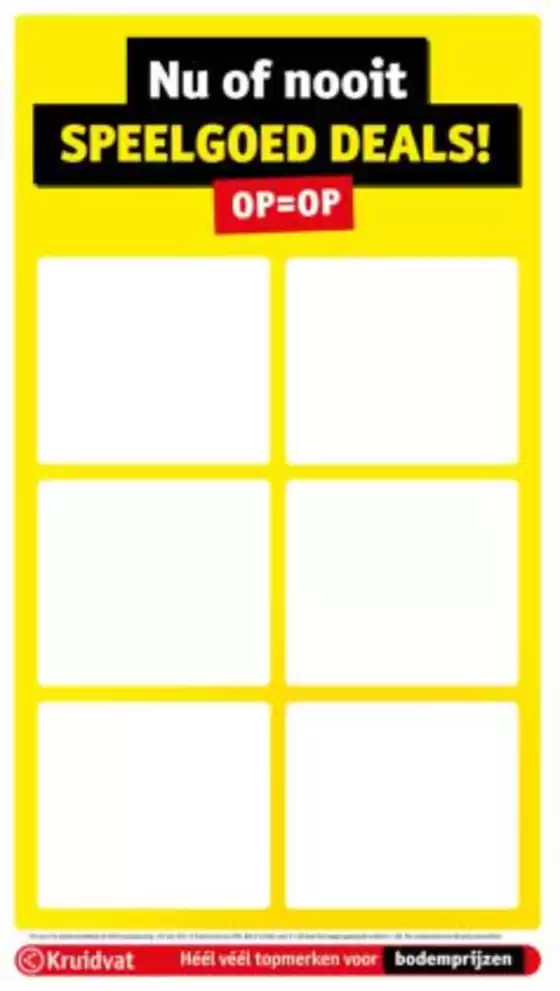 Actuele deals en aanbiedingen