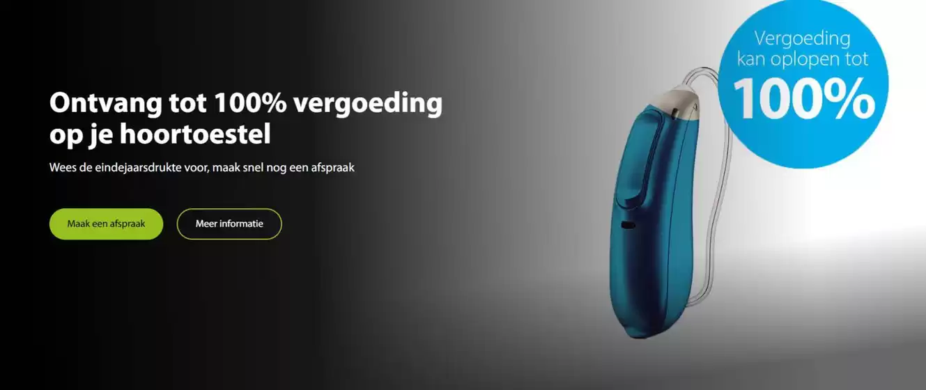 Catalogus van Schoonenberg Hoorcomfort | Vergoeding kan oplopen tot 100% | 2025-10-13T00:00:00.000Z - 2025-12-31T00:00:00.000Z
