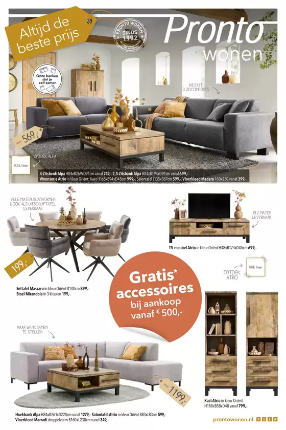 Catalogus van Pronto wonen | Exclusieve koopjes | 2025-10-14T00:00:00.000Z - 2025-10-28T00:00:00.000Z