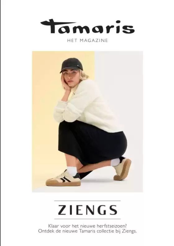 Catalogus van Ziengs in Den Haag | Tamaris Het magazine | 2025-10-14T00:00:00.000Z - 2025-11-02T00:00:00.000Z