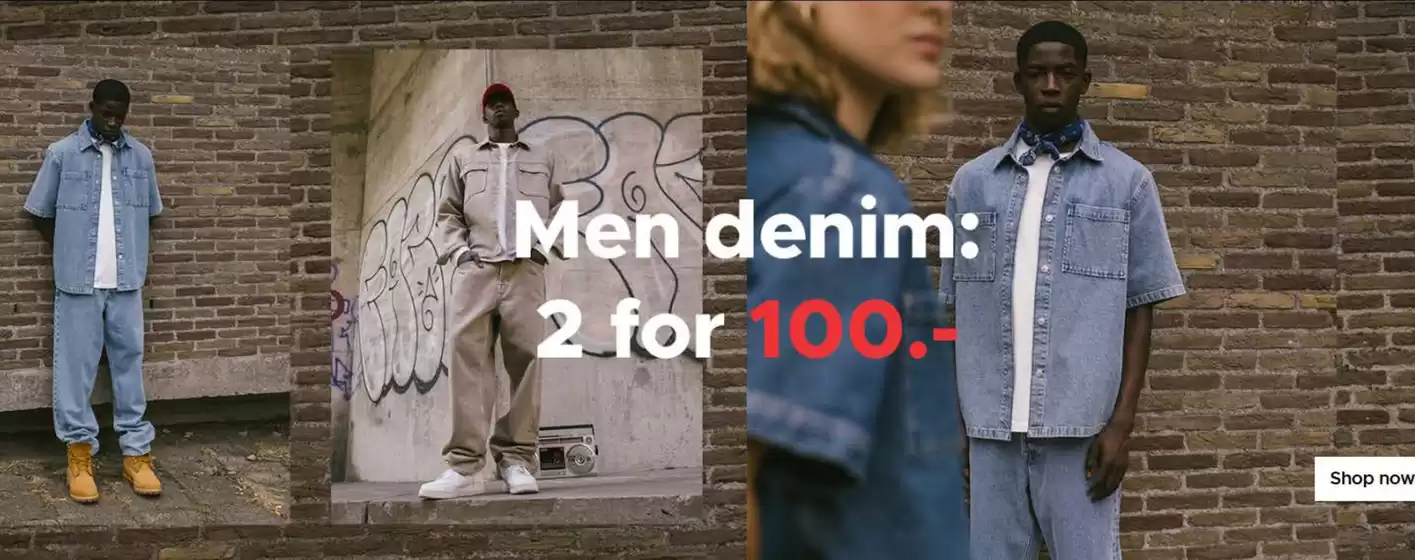 Catalogus van America Today in Alkmaar | Men denim: 2 for 100.- | 2025-10-14T00:00:00.000Z - 2025-10-28T00:00:00.000Z