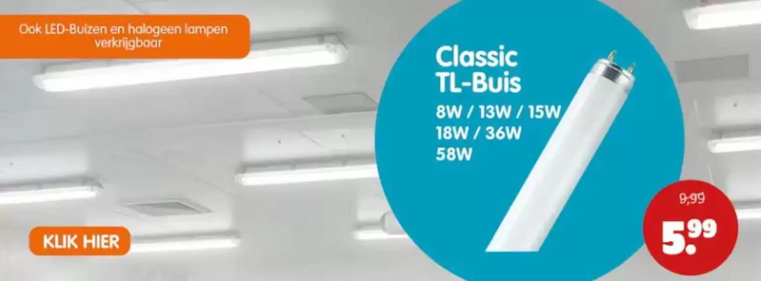 Catalogus van Plentyparts in Den Haag | Classic TL-Buis | 2025-10-15T00:00:00.000Z - 2025-10-29T00:00:00.000Z