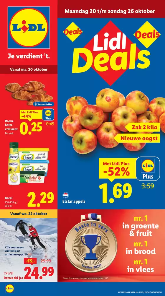 Catalogus van Lidl in Utrecht | Aantrekkelijke speciale aanbiedingen voor iedereen | 2025-10-16T00:00:00.000Z - 2025-10-26T00:00:00.000Z