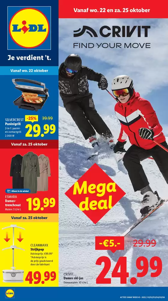 Catalogus van Lidl in Utrecht | Bespaar nu met onze deals | 2025-10-16T00:00:00.000Z - 2025-10-28T00:00:00.000Z