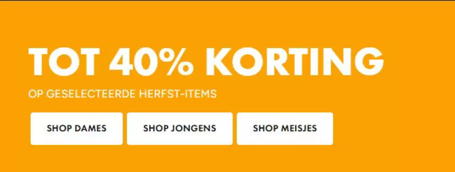 Tot 40% Korting
