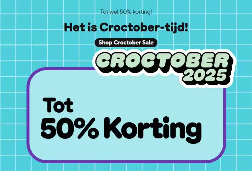 Catalogus van Crocs in Rotterdam | Tot 50% Korting | 2025-10-16T00:00:00.000Z - 2025-10-30T00:00:00.000Z