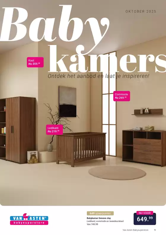 Catalogus van Van Asten BabySuperstore in Rotterdam |  Baby kamers | 2025-10-16T00:00:00.000Z - 2025-10-31T00:00:00.000Z