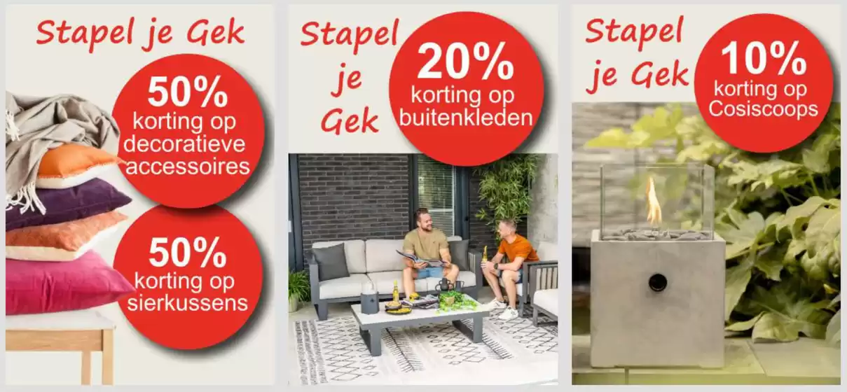 Catalogus van Tuinmeubelland in Rotterdam | Stapel je Gek | 2025-10-17T00:00:00.000Z - 2025-10-31T00:00:00.000Z