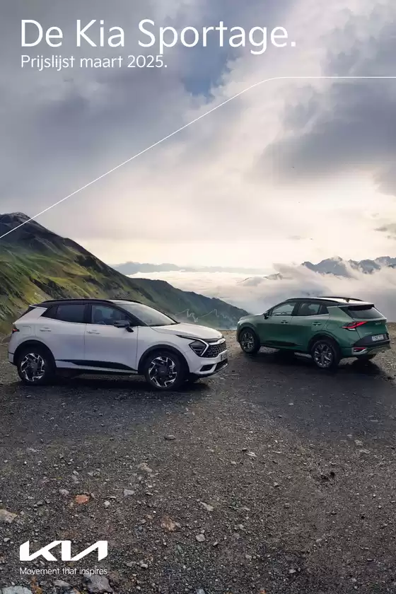 Catalogus van Kia in Waardenburg | Kia Netherlands Sportage prijslijst | 2025-10-17T00:00:00.000Z - 2025-10-31T00:00:00.000Z