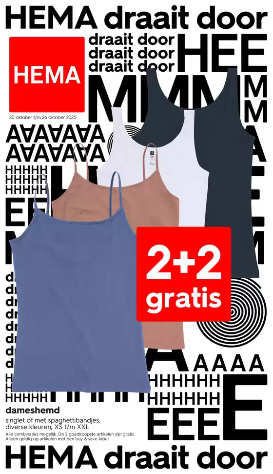 Catalogus van Hema in Den Haag | Onze beste koopjes | 2025-10-18T00:00:00.000Z - 2025-10-19T00:00:00.000Z
