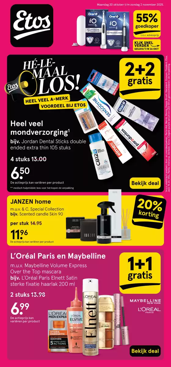 Catalogus van Etos in Eindhoven | Aantrekkelijke speciale aanbiedingen voor iedereen | 2026-05-25T00:00:00.000Z - 2026-05-29T00:00:00.000Z