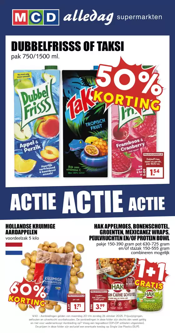 Catalogus van MCD Supermarkt in Utrecht | Onze beste aanbiedingen voor u | 2025-10-19T00:00:00.000Z - 2025-11-02T00:00:00.000Z