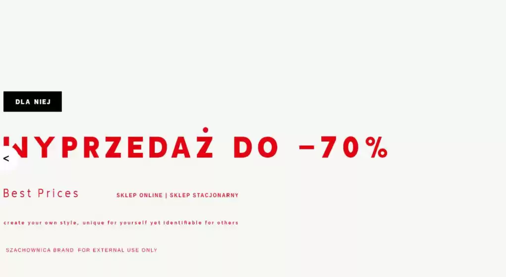 Wyprzedaz do -70%