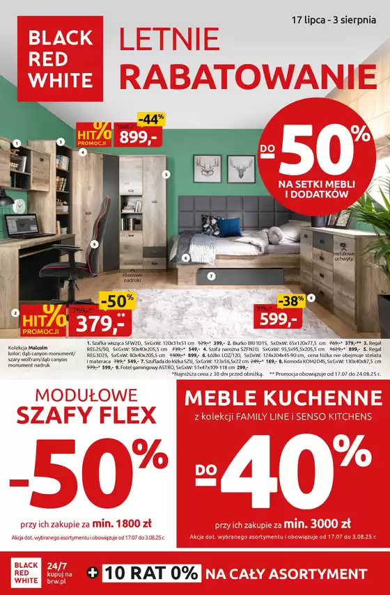 Letnie rabatowanie do -50% na setki mebli i dodatków