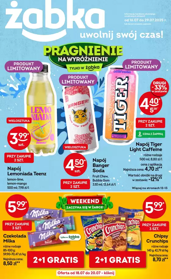 Gazetka promocyjna Żabka 16.07