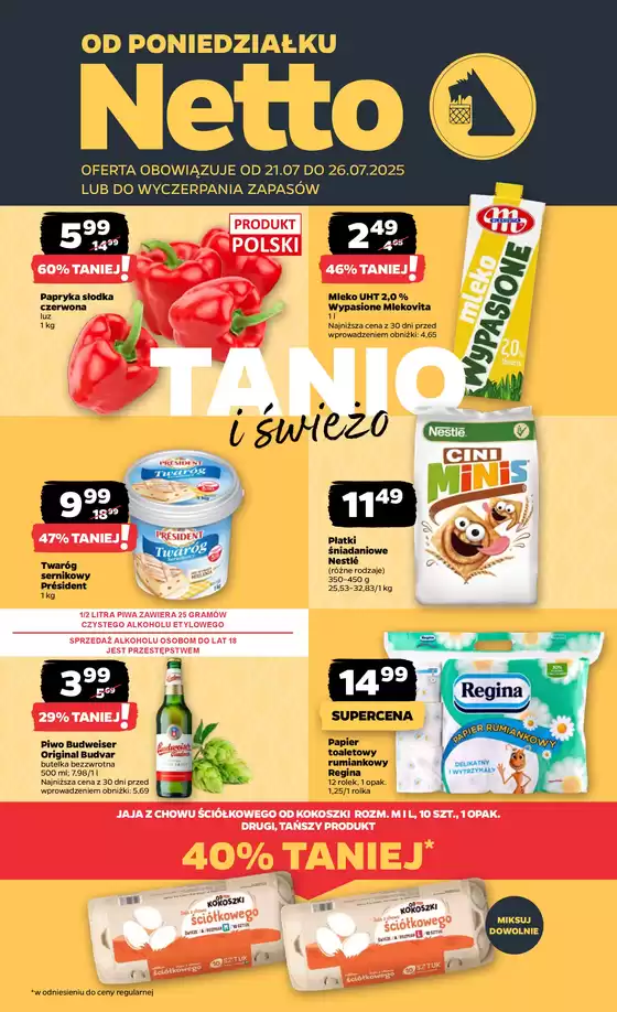 Katalog Netto w: Toruń | Świetna oferta dla wszystkich klientów | 2025-07-20T00:00:00.000Z - 2025-07-26T00:00:00.000Z
