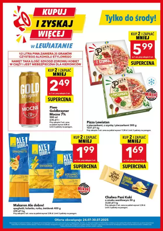 Katalog Lewiatan w: Krotoszyn | Najlepsze oferty dla oszczędnych | 2025-07-24T00:00:00.000Z - 2025-07-30T00:00:00.000Z