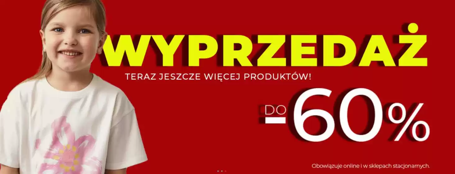Wyprzedaż do - 60 % 