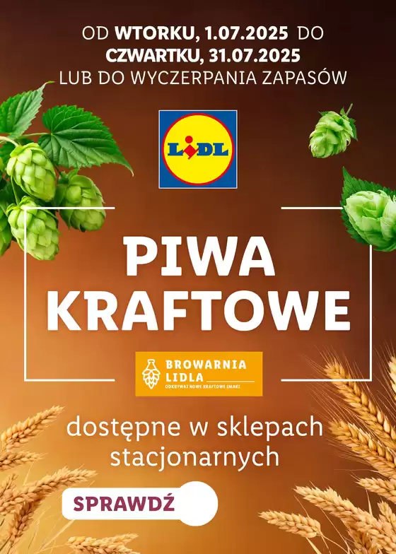 Katalog Lidl w: Żyrardów | KRAFTOWE SMAKI NA LIPIEC | 2025-07-01T00:00:00.000Z - 2025-07-31T00:00:00.000Z