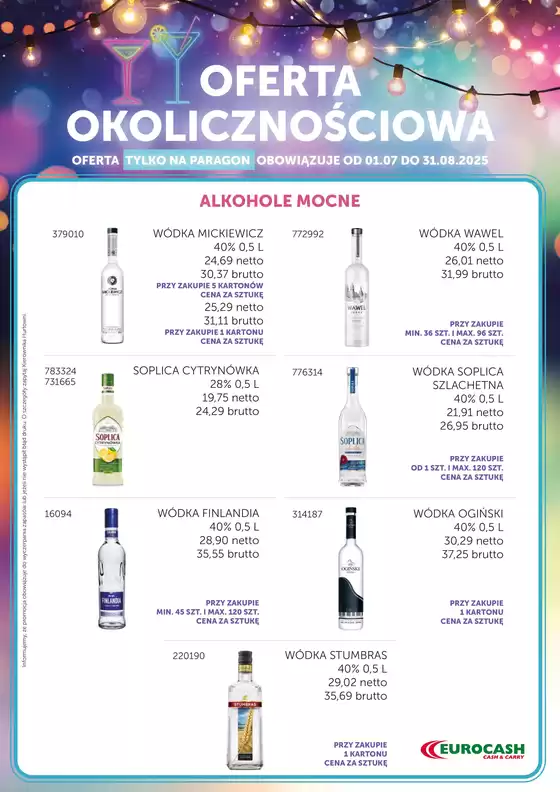 Katalog Eurocash w: Siechnice | Oferta Okolicznościowa | 2025-07-01T00:00:00.000Z - 2025-08-31T00:00:00.000Z