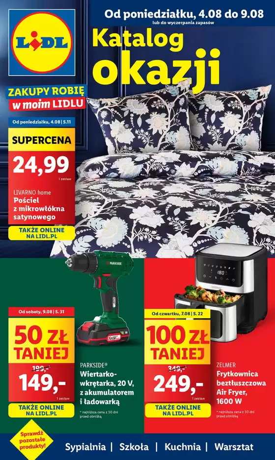 Katalog Lidl w: Mierzyn | OFERTA WAŻNA OD 4.08 | 2025-07-28T00:00:00.000Z - 2025-08-10T00:00:00.000Z