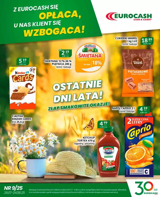 Katalog Eurocash w: Mierzyn | Gazetka Cash & Carry | 2025-07-28T00:00:00.000Z - 2025-08-24T00:00:00.000Z