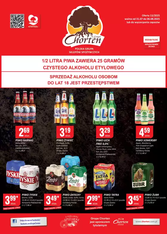 Katalog Chorten w: Świebodzin | Najlepsze oferty dla wszystkich łowców okazji | 2025-07-31T00:00:00.000Z - 2025-08-06T00:00:00.000Z