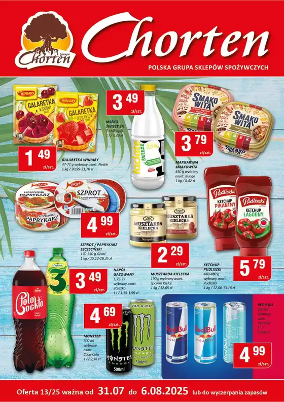 Katalog Chorten w: Reda | Ekskluzywne okazje | 2025-07-31T00:00:00.000Z - 2025-08-06T00:00:00.000Z