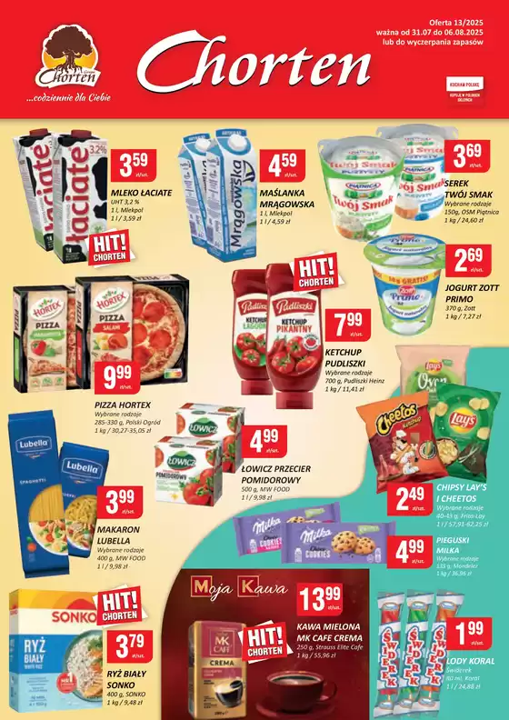 Katalog Chorten w: Trzebinia | Nasze najlepsze oferty dla Ciebie | 2025-07-31T00:00:00.000Z - 2025-08-06T00:00:00.000Z