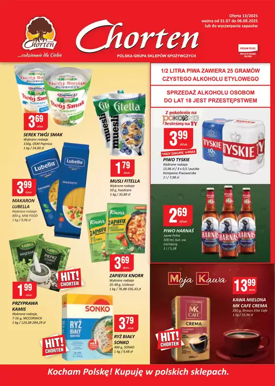 Katalog Chorten w: Reda | Najlepsze oferty dla oszczędnych | 2025-07-31T00:00:00.000Z - 2025-08-06T00:00:00.000Z