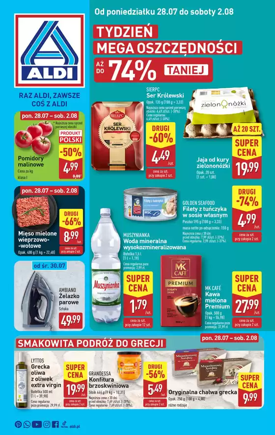 Katalog Aldi w: Strzegom | Aldi gazetka | 2025-07-28T00:00:00.000Z - 2025-08-02T00:00:00.000Z