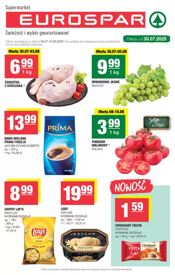 Katalog Spar w: Częstochowa | Świetna oferta dla łowców okazji | 2025-07-30T00:00:00.000Z - 2025-10-08T00:00:00.000Z