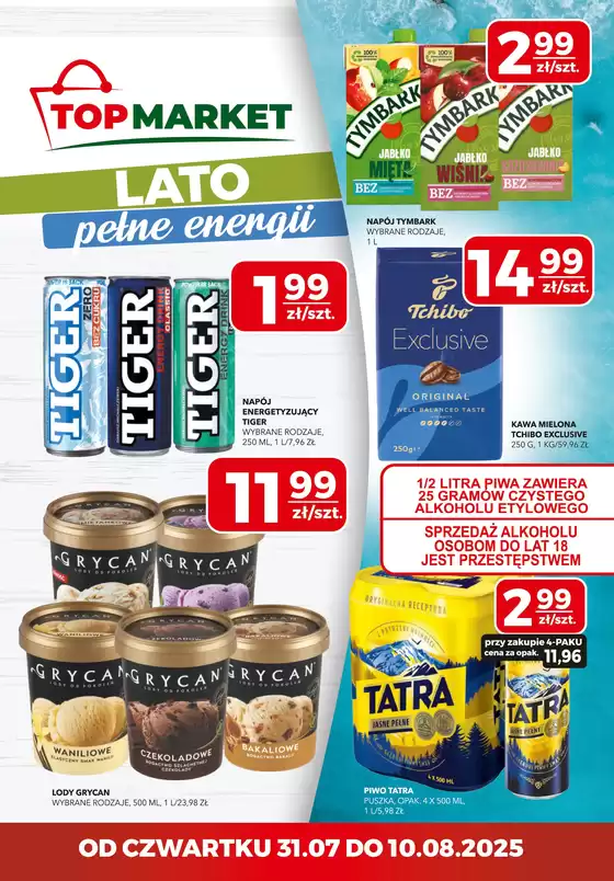 Katalog Top Market w: Nowy Targ | Top Market gazetka | 2025-07-31T00:00:00.000Z - 2025-08-10T00:00:00.000Z