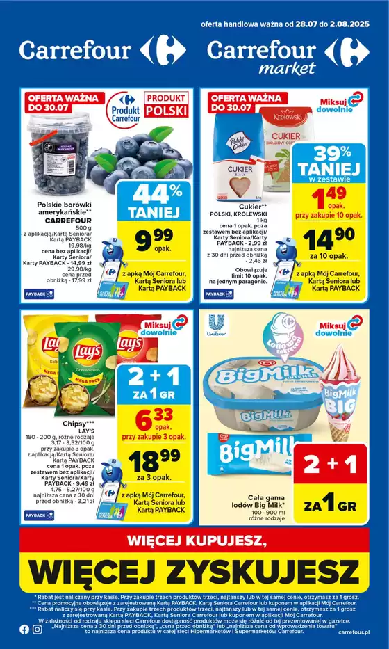 Katalog Carrefour w: Radziejów | Gazeka Carrefour, Market od poniedzia&#322;ku  | 2025-07-27T00:00:00.000Z - 2025-08-02T00:00:00.000Z