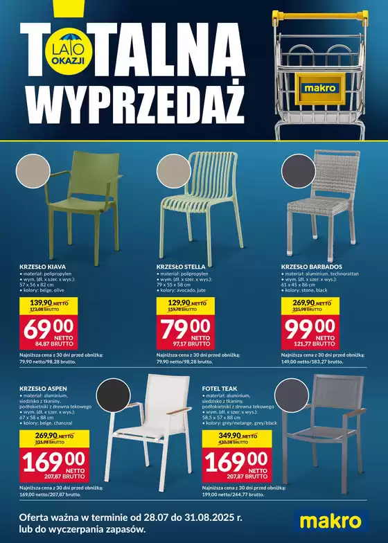 Katalog Makro w: Grodzisk Wielkopolski | Ulotka Totalna Wyprzedaż | 2025-07-28T00:00:00.000Z - 2025-08-31T00:00:00.000Z