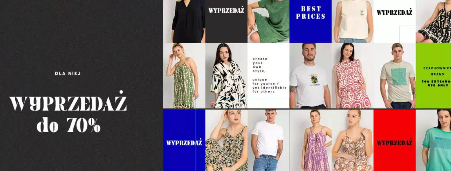 Katalog Szachownica w: Przemyśl | Wyprzedaż do - 70%  | 2025-07-30T00:00:00.000Z - 2025-08-13T00:00:00.000Z