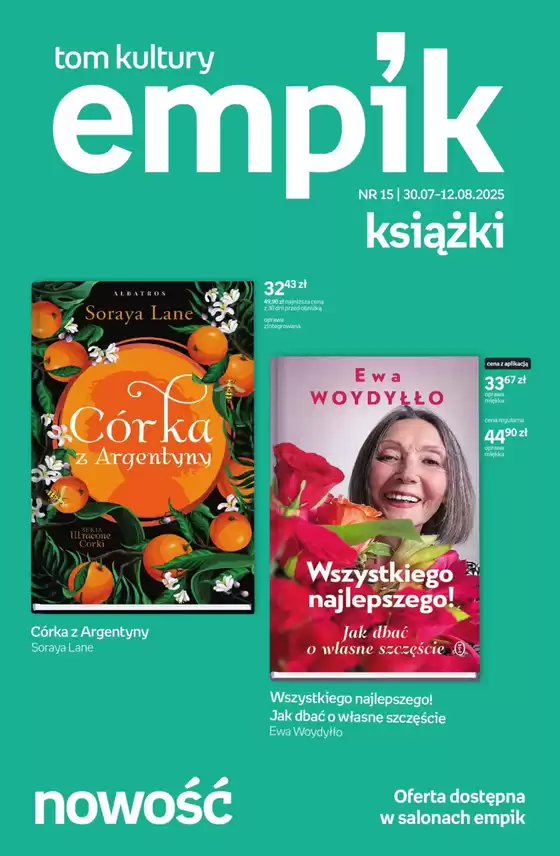 Katalog Empik w: Kędzierzyn-Koźle | Specjalne oferty dla Ciebie | 2025-07-30T00:00:00.000Z - 2025-08-12T00:00:00.000Z