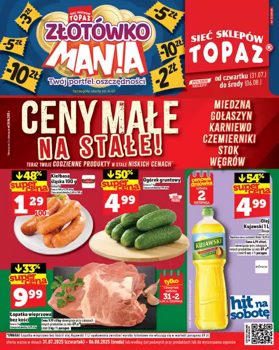 Katalog Topaz w: Jarosław | Najlepsze oferty dla wszystkich klientów | 2025-07-31T00:00:00.000Z - 2025-08-06T00:00:00.000Z