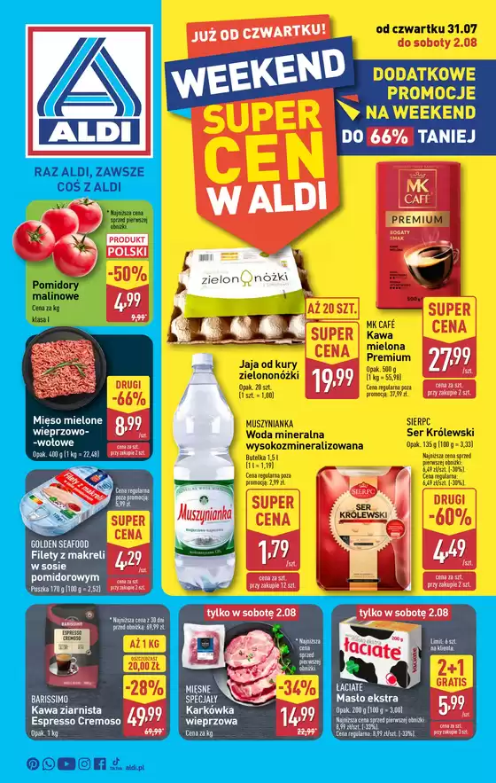 Katalog Aldi w: Garwolin | Aktualne okazje i oferty | 2025-07-31T00:00:00.000Z - 2025-08-02T00:00:00.000Z
