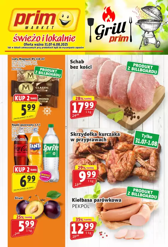Katalog Prim Market w: Bogdaniec | Oszczędzaj teraz dzięki naszym ofertom | 2025-07-31T00:00:00.000Z - 2025-08-06T00:00:00.000Z