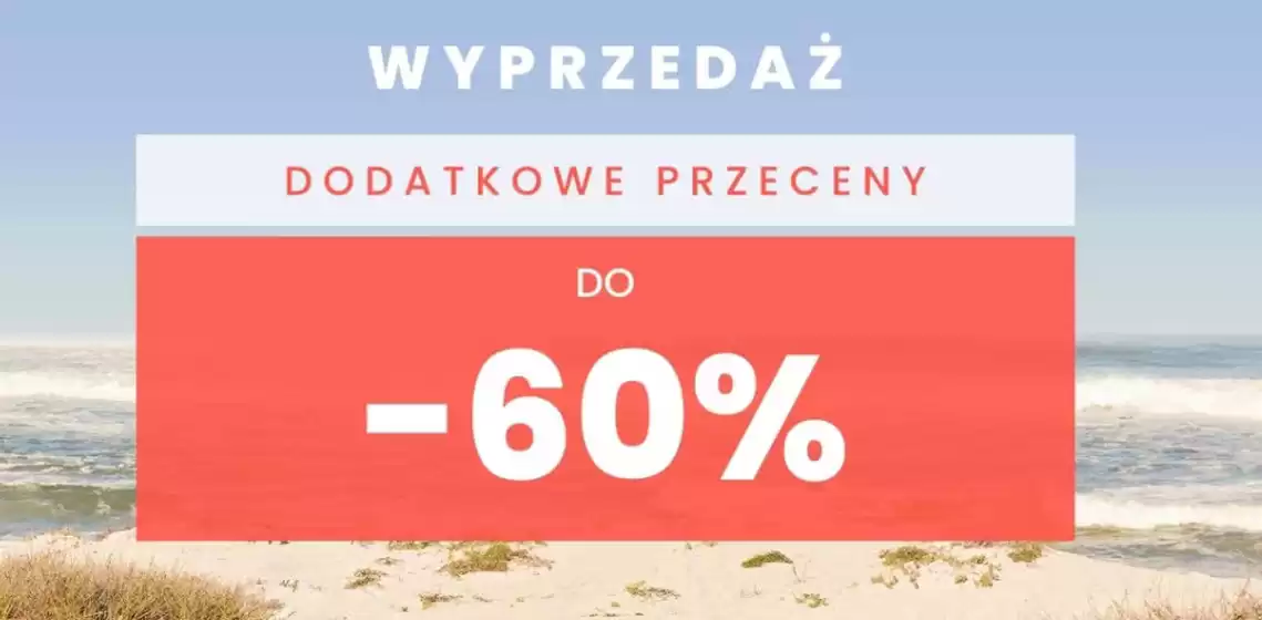 Wyprzedaż do - 60%