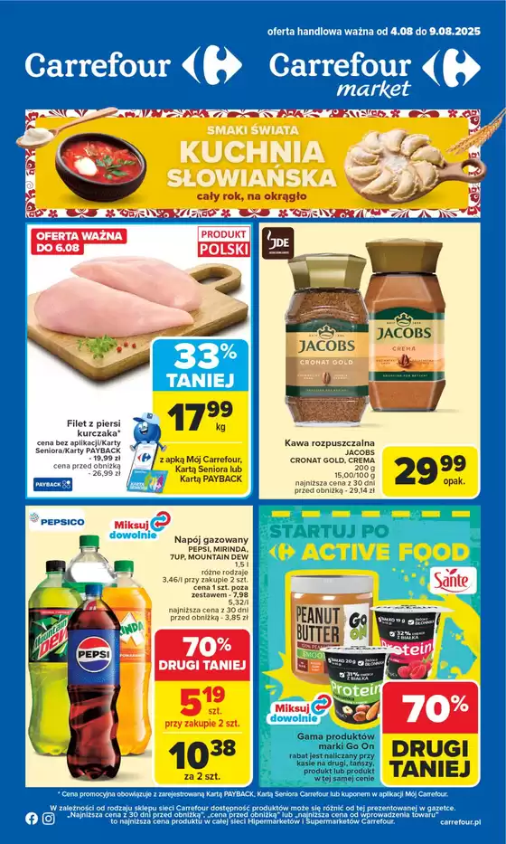 Gazetka Carrefour, Market od poniedzia&#322;ku 